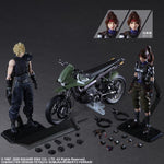 Final Fantasy VII: Remake Play Arts Kai: Jessie, Cloud & Motorcycle Set