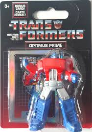 Transformers Optimus Prime 2.5" Figurine W/Bonus Collector Card