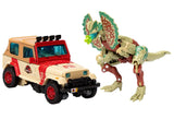 Transformers Collaborative Jurassic Park x Transformers Dilophocon & Autobot JP12 Exclusive Two-Pack