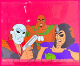 G.I. Joe A Real American Hero DiC Entertainment Animation Cel: Roadblock/Destro/Major Bludd