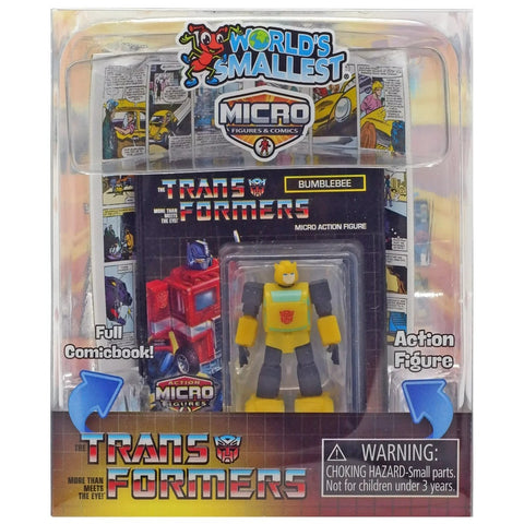 Transformers World’s Smallest Bumblebee Micro Action Figure & Comic