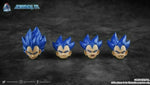 Demonical Fit: SS Blu-Shinka Vegeta Custom Headsculpt Set