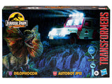 Transformers Collaborative Jurassic Park x Transformers Dilophocon & Autobot JP12 Exclusive Two-Pack