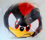 Sega Sonic the Hedgehog: Shadow the Hedgehog Face Plush Keychain