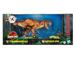 Transformers Collaborative Jurassic Park x Transformers Tyrannocon Rex and JP93 Two-Pack