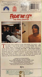 Friday the 13th The Final Chapter VHS