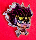 JoJo's Bizarre Adventure Stardust Crusaders: Jotaro Kujo and Star Platinum Pin Set