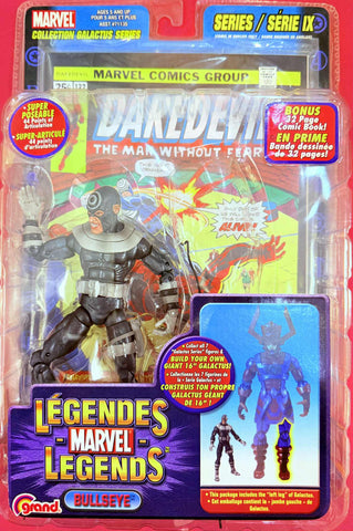 Toy Biz Marvel Legends Series IX: Bullseye (Build A Figure Piece NOT Included)