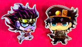 JoJo's Bizarre Adventure Stardust Crusaders: Jotaro Kujo and Star Platinum Pin Set