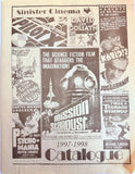 Sinister Cinema 1997-1998 Catalogue