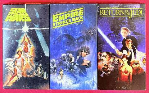 Star Wars Trilogy CBS FOX VHS 1990 Release