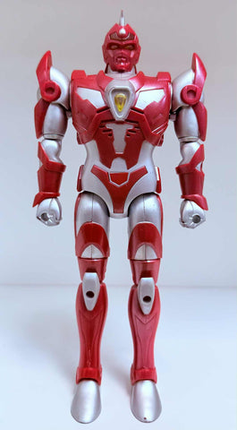 Playmates Toys Superhuman Samurai Syber-Squad: 9" Neutron Armor Servo 1994 (No Box, No Accessories)