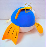 Vic-Tokai Super Mario World: Rip Van Fish Plush 90's (Korean)