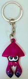 TOMY Splatoon: Inkling Squid Charm Keychain (Purple)