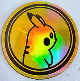 Pokemon TCG Gold Pikachu Jumbo Coin