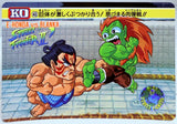 Carddass Street Fighter II Trading Card - Giant Bodies Collide Violently! A Breathtaking Hand-to-Hand Battle!! 043 [2]