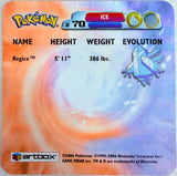 Pokemon: Regice Lenticular Card 2006