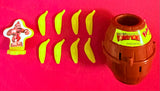 Yujin Super Donkey Kong: Pop-Up Donkey Kong Mini Game Gachapon Set (Brown Barrel)