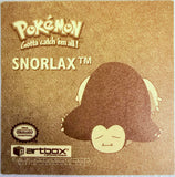 Artbox Pokemon: Snorlax Gold Sticker G04 1999