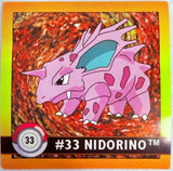 Artbox Pokemon: Nidorino Sticker #33 1996