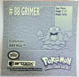 Artbox Pokemon: Grimer Sticker #88 1996