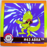 Artbox Pokemon: Abra Sticker #63 1996