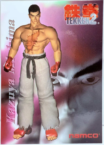Epoch Tekken 2 Namco Official Collection Cards: Kazuya Mishima 030 1998