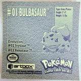 Artbox Pokemon: Bulbasaur Sticker #01 1996