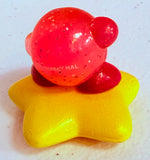 SK Japan Kirby of the Stars Kirakira Bath Ball Mascot: Warp Star Kirby