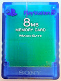 PS2 8MB Memory Card Blue