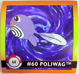 Artbox Pokemon: Poliwag Sticker #60 1996