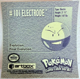 Artbox Pokemon: Electrode Sticker #101 1996