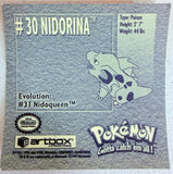 Artbox Pokemon: Nidorina Sticker #30 1996
