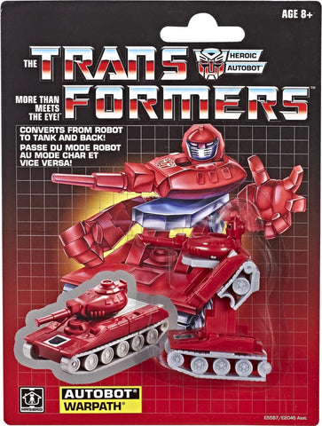 Transformers G1 Warpath Reissue 2017