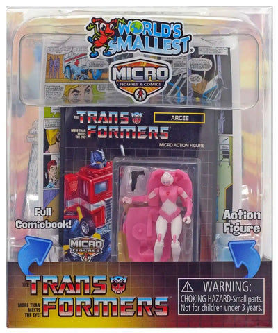 Transformers World’s Smallest Arcee Micro Action Figure & Comic