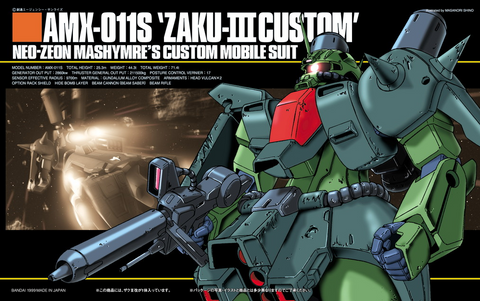 HG Universal Century #003 AMX-011S Zaku III Custom